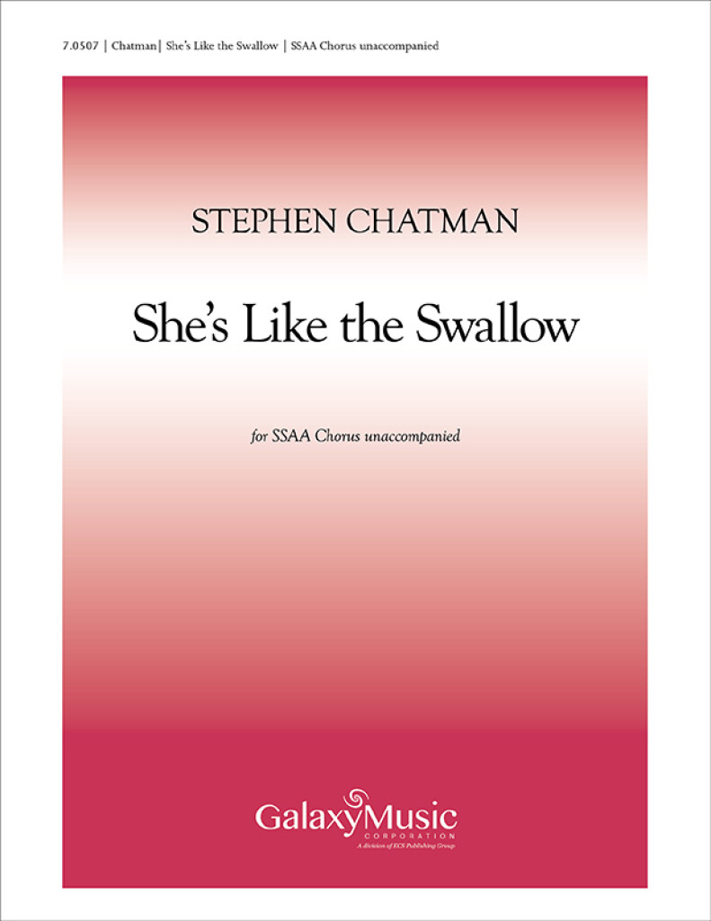 5 Canadian Folk-Songs: No 4 She's Like the Swallow